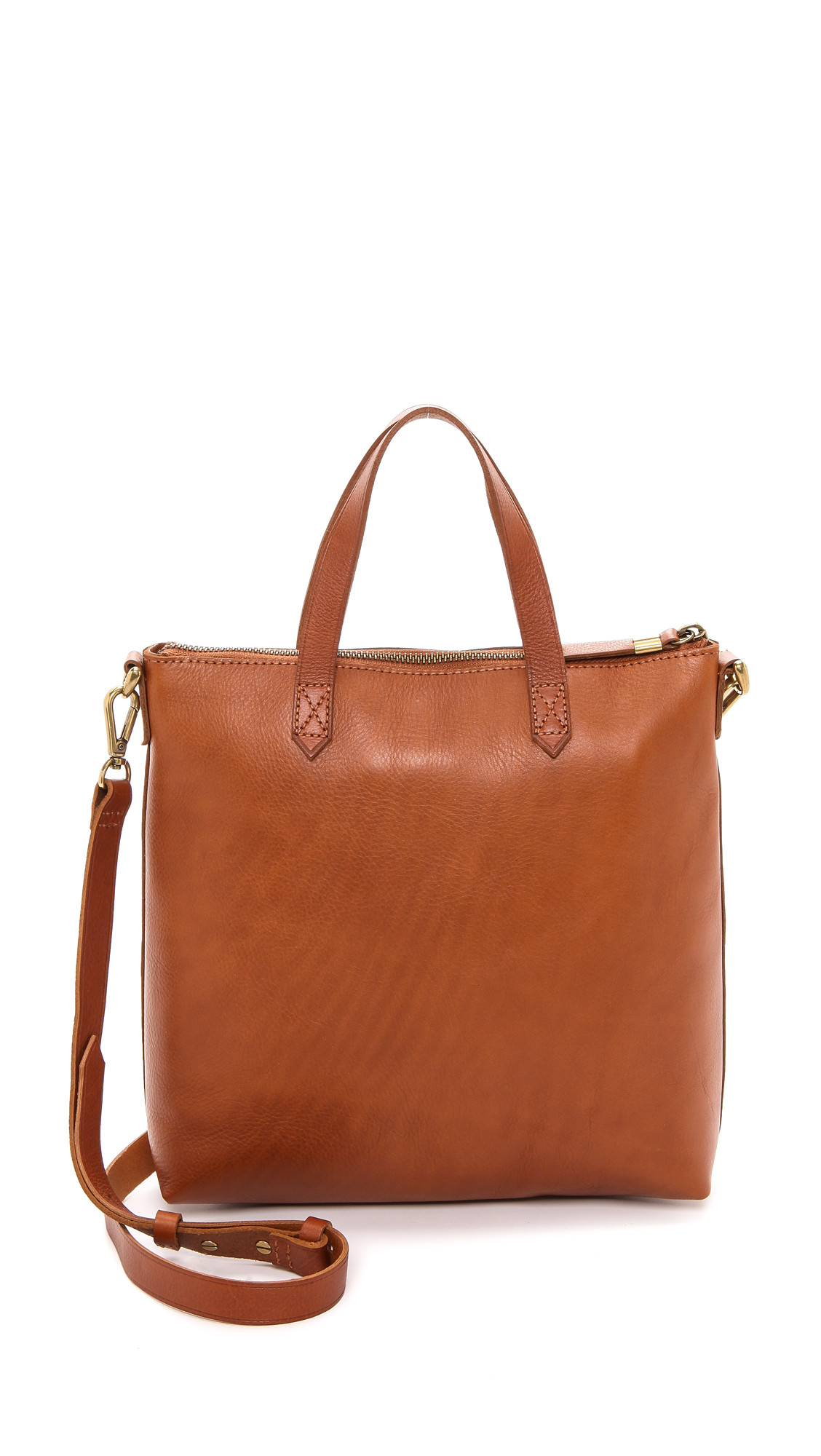 Madewell Mini Transport Tote - English Saddle | Shopbop