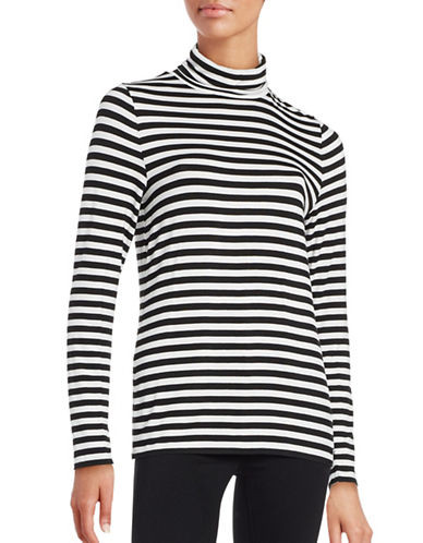 Striped Knit Turtleneck | Lord & Taylor