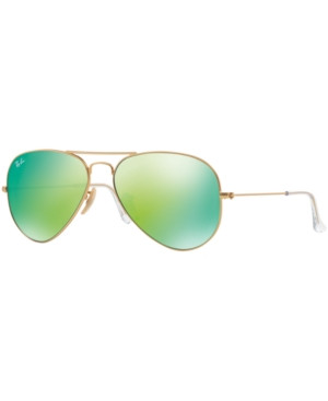 Ray-Ban Sunglasses, RB3025 62 Original Aviator Mirrored | Macys (US)